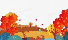 秋天漫画,漫绘丰收的季节